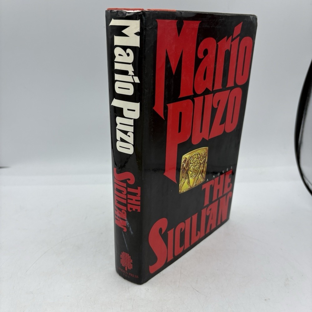 Vintage The Sicilian Mario Puzo Hardcover DJ 1st Edition 1984